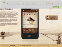 Tablet Screenshot of fishingflies.trellisys.net